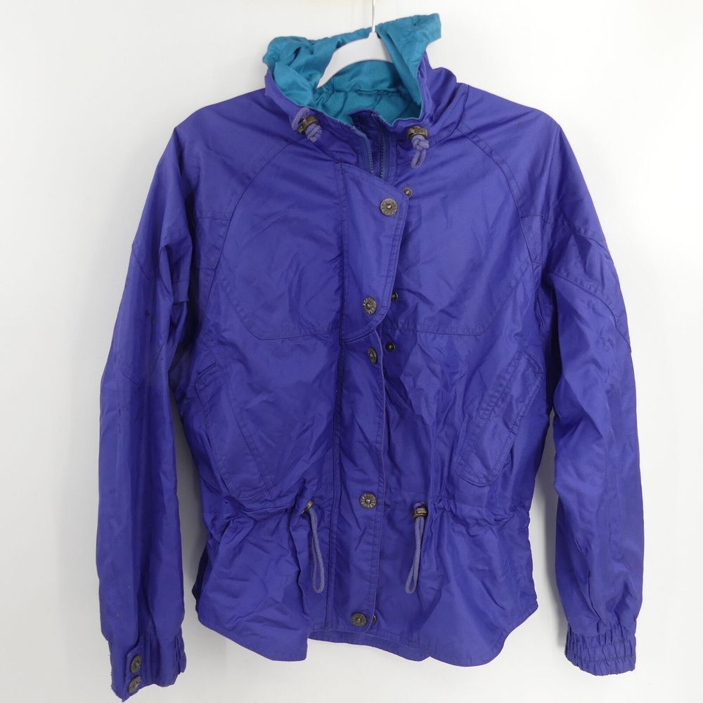 Vintage Nordica Sportssystem Ski‎ Jacket Purple Teal Women's 6